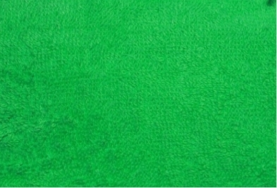 зеленое махровое полотно
